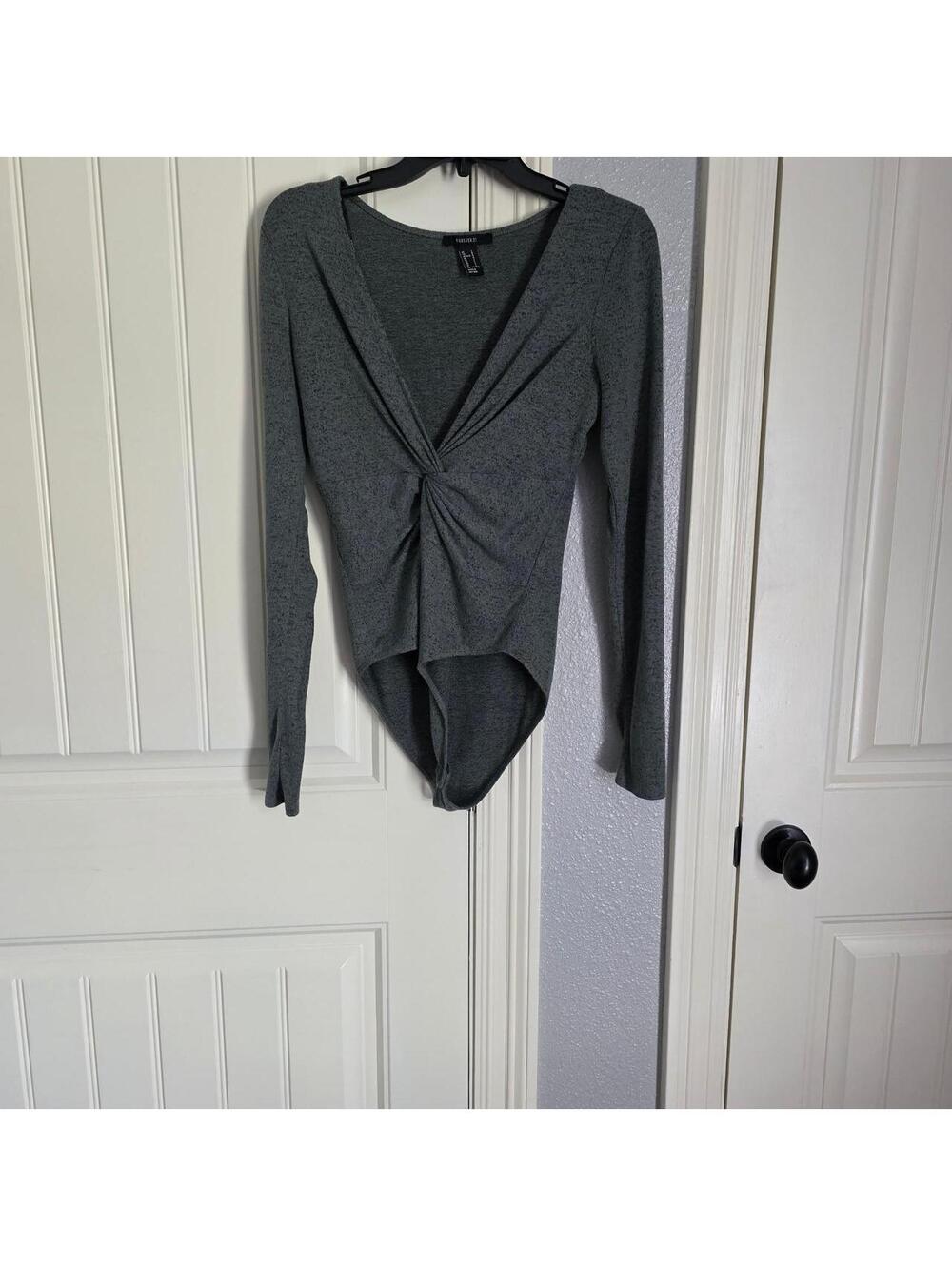 Forever 21 Women's Grey Bodysuit